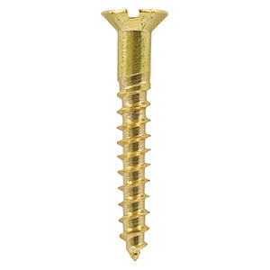 Brass Woodscrew - Countersunk