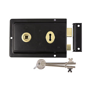 Rim Sash Lock Fluted