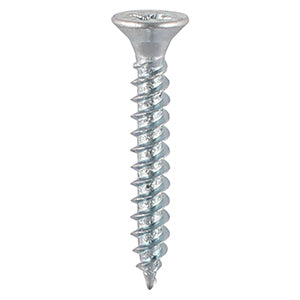 Twin-Thread Woodscrew - Zinc - Countersunk