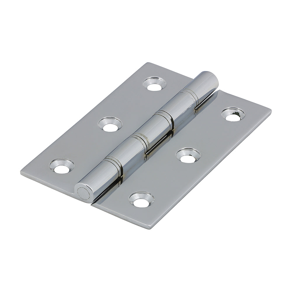 Double steel washered hinges are made to a high specification from solid drawn brass with steel pins. They are ideal for hanging internal doors in domestic applications. Featuring steel washers for long lasting operation and to prevent knuckle wear. Fixings included.