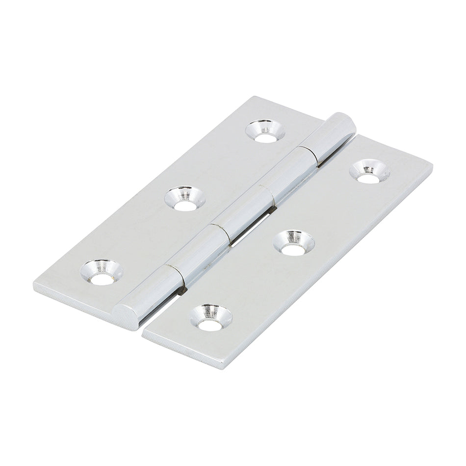 Solid drawn hinges are made to a high specification from solid drawn brass and brass pins to guarantee no rust and a high quality long lasting finish. They are ideal for hanging light cupboard and cabinet doors in quality joinery products. Fixings included.