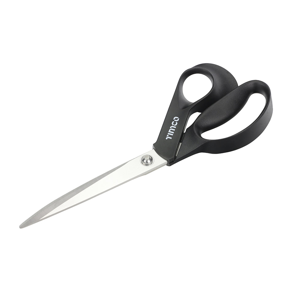 All purpose scissors manufactured with hardened stainless steel blades for long lasting sharpness with ergonomic plastic handles for user comfort. Featuring tough ABS (Acrylonitrile Butadiene Styrene) shatter resistant handles. Ideal for cutting a variety of thin materials in trade and DIY applications such as paper, card, thin plastic, fabric and more.