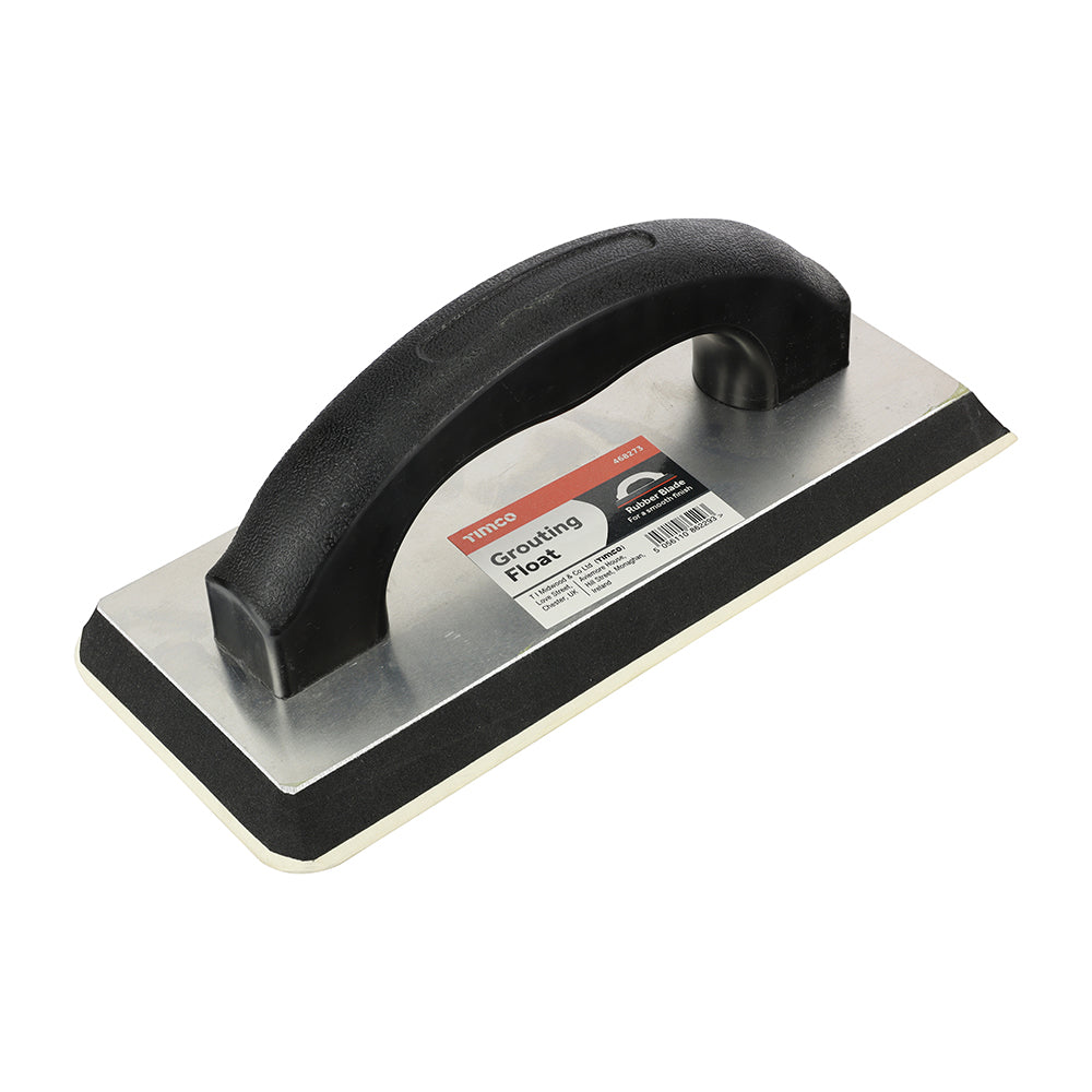 A premium application float for spreading grout, which leaves a smooth and professional finish. Featuring an ergonomically designed handle for user comfort, bevelled and rounded edges to assist application. The dense rubber pad and rubber face are specifically designed for applying grout with a solid aluminium backing plate for robustness and long tool life.