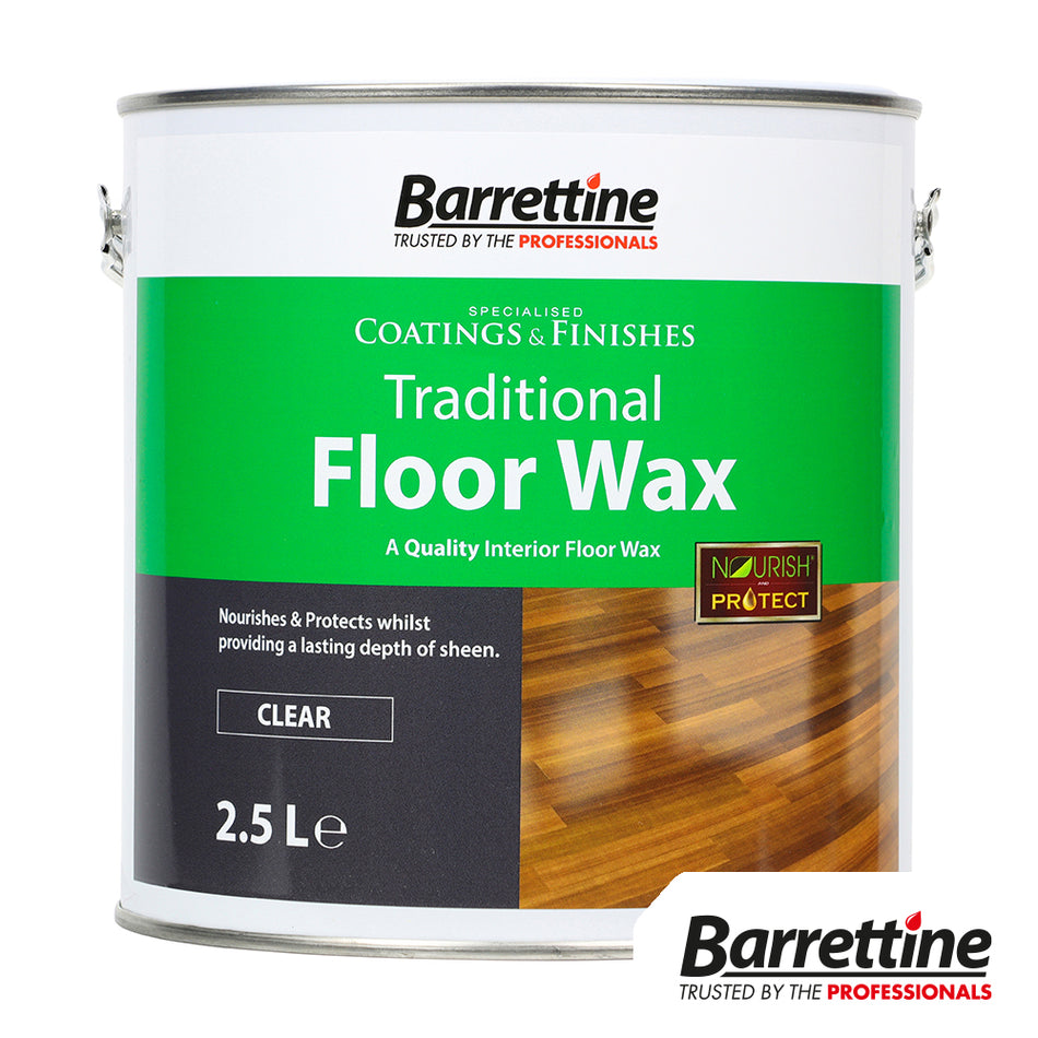 A clear quick drying wax finish which nourishes and protects whilst providing a lasting depth of sheen that naturally enhances the beauty of wood flooring.