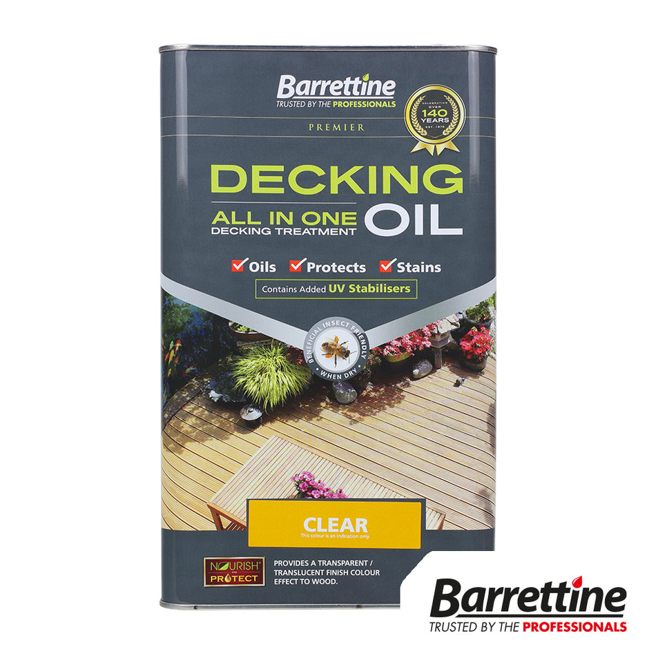 Specifically formulated for use on pressure treated and preservative impregnated timber offering superb protection to deck boards, deck tiles and balustrades. 