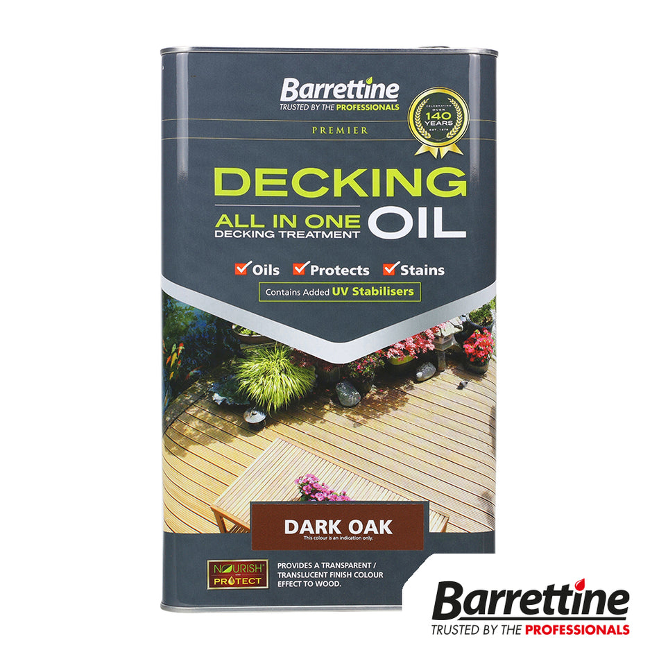 Specifically formulated for use on pressure treated and preservative impregnated timber offering superb protection to deck boards, deck tiles and balustrades. 