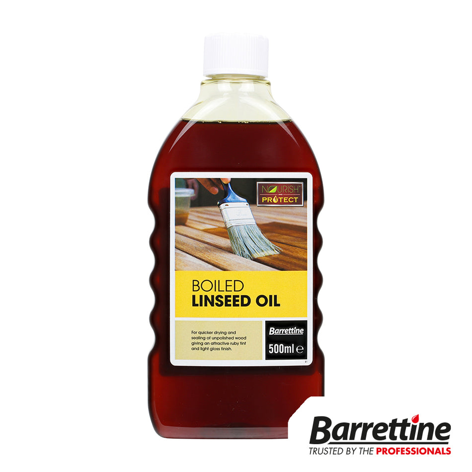 A natural linseed oil blended with driers to improve drying times. Boiled Linseed penetrates unsealed wood leaving a natural, water resistant finish with a slightly enhanced colour that darkens slightly with age.