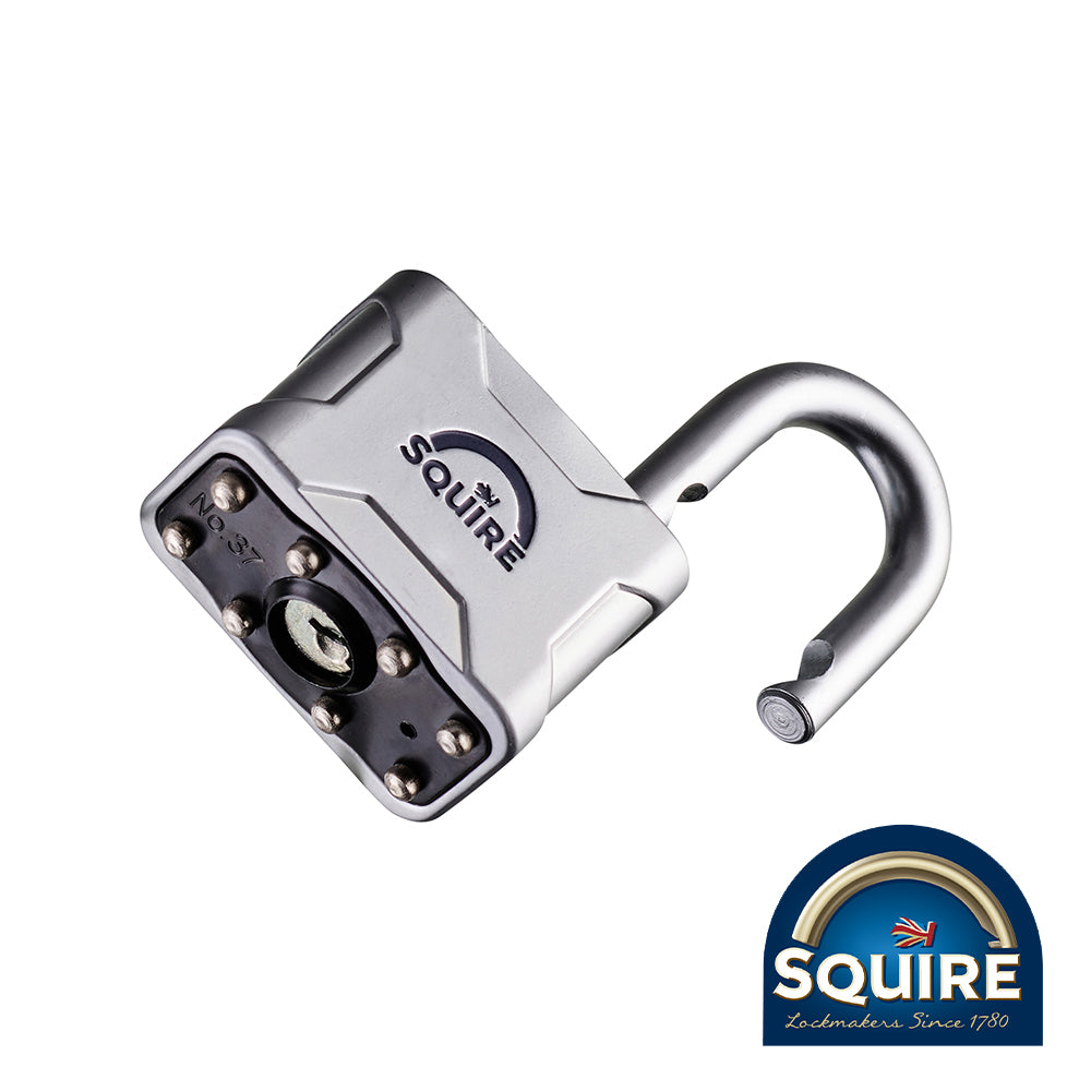 A mighty tough range of high performance locks. These uniquely designed key operated padlocks with extra tough boron steel shackles offer a medium to high level of security. 