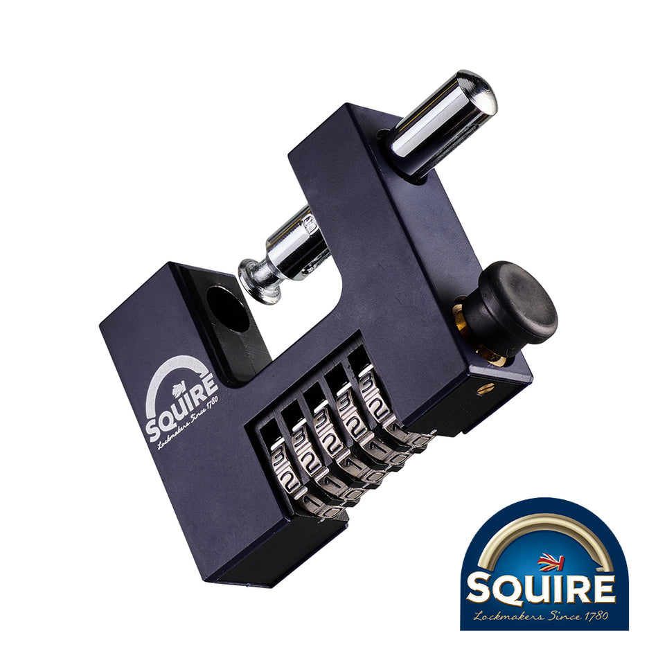 Unique in design, these combination locks are manufactured to the highest standards for quality performance.  Offering a 12.7mm rotating hardened steel shackle for extra resistance to attack, solid lock body and 5 wheels offering 100,000 possible combinations.  Wide clearance variation.