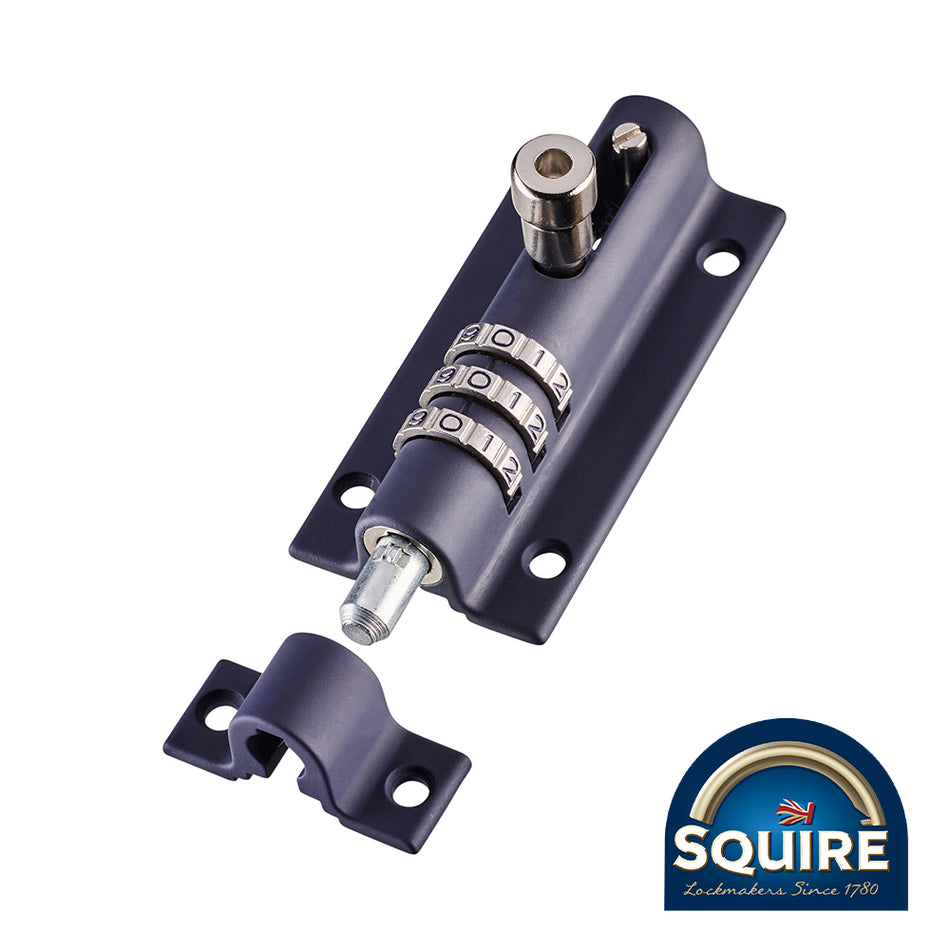 Recodable die cast combination bolts. Allow convenient keyless and one handed entry to sheds, cupboards, storage areas, cabinets and lockers. High pick resistance. Security screws included.