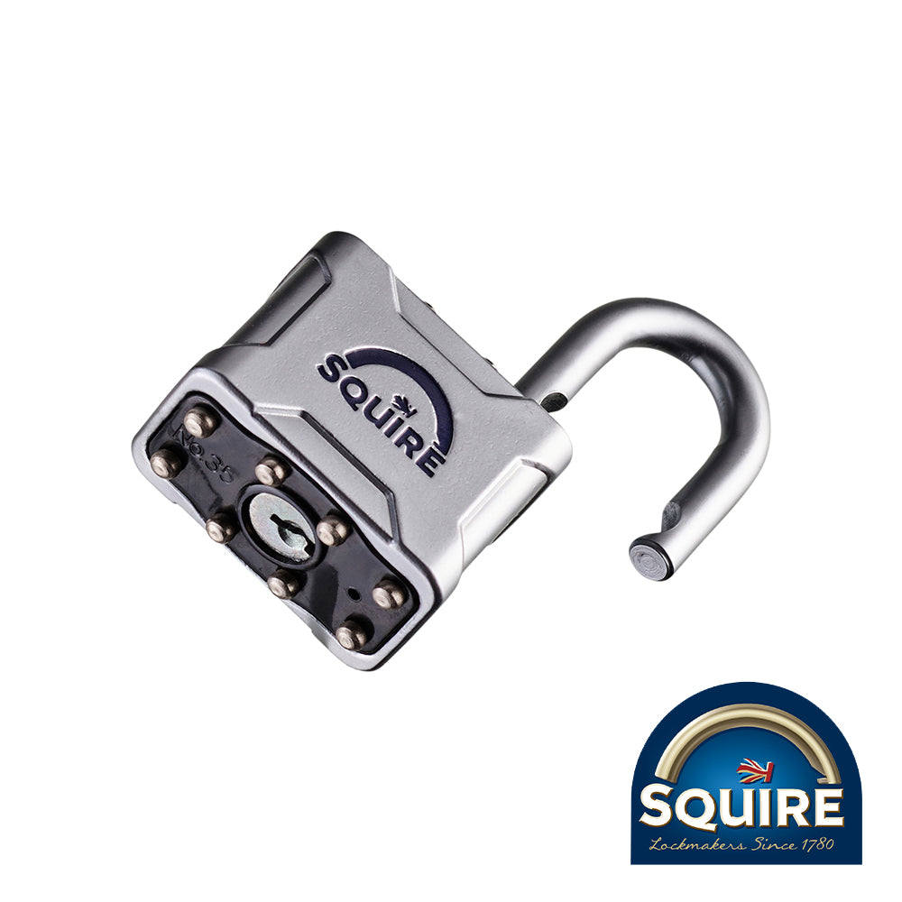 A mighty tough range of high performance locks. These uniquely designed key operated padlocks with extra tough boron steel shackles offer a medium to high level of security. 