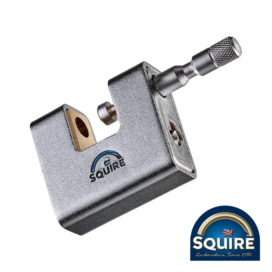 Warehouse locks designed for securing commercial applications these padlocks are made from a solid brass lock body protected by armoured steel for ultra-resistance to attack. Offering a 10mm hardened steel rotating shackle to resist sawing and a 5 pin tumbler lock mechanism. 