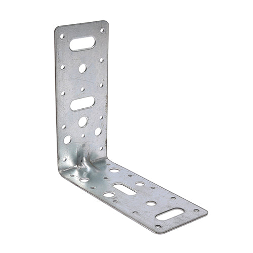 A versatile and general purpose 90Â° bracket used to strengthen timber joints. Manufactured from Galvanised Steel to give a high level of corrosion resistance.