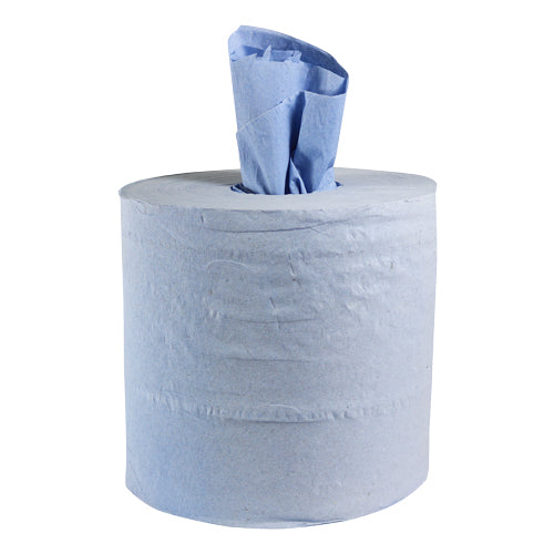 Large highly absorbent 2 ply rolls for everyday spills on site, at home and in the office. Can be used with dispensers by removing core or used on their own for quick and easy portable cleaning or hand drying.