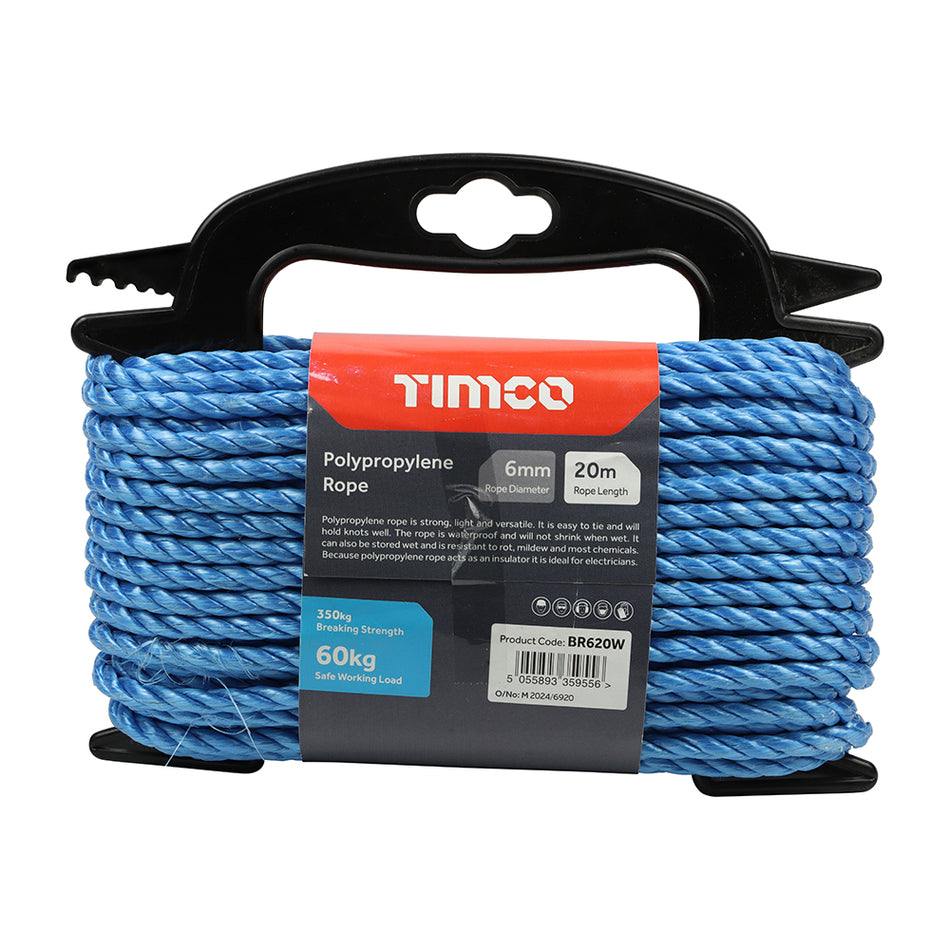 A general purpose rope suitable for towing, mooring, barrier rope, lorry tie, agricultural and industrial uses. Also widely used as a cable draw cord. Ideal for all general purpose building use.