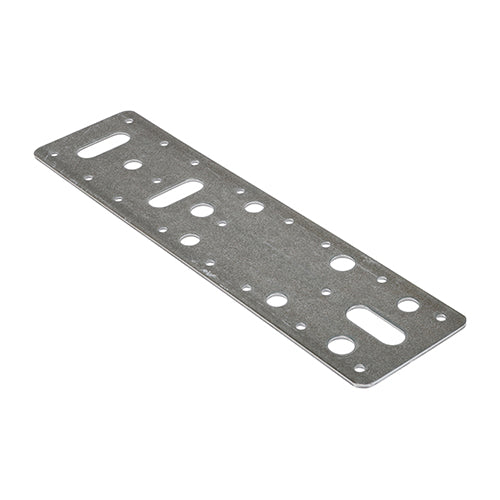 Versatile flat brackets for timber jointing and general repair work. Manufactured from Galvanised Steel to give a high level of corrosion resistance.