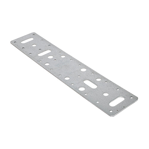 Versatile flat brackets for timber jointing and general repair work. Manufactured from Galvanised Steel to give a high level of corrosion resistance.