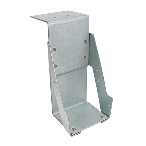 The TIMco Masonry Hanger range has been designed to support timber joists from a brick or block wall. Install by either building into the wall or for renovation work, rake out existing brickwork. Manufactured from pre-galvanised steel to give a high level of corrosion resistance.