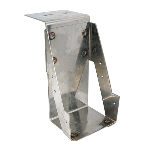 The TIMco Masonry Hanger range has been designed to support timber joists from a brick or block wall. Install by either building into the wall or for renovation work, rake out existing brickwork. 
Manufactured from A2 Stainless Steel for ultimate corrosion resistance. Stainless steel must be used where there is corrosive environment and/or the base material has inherent corrosive characteristics e.g. Green Oak.