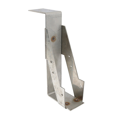 The TIMco Masonry Hanger range has been designed to support timber joists from a brick or block wall. Install by either building into the wall or for renovation work, rake out existing brickwork. 
Manufactured from A2 Stainless Steel for ultimate corrosion resistance. Stainless steel must be used where there is corrosive environment and/or the base material has inherent corrosive characteristics e.g. Green Oak.