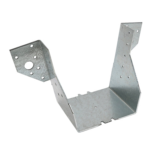 TIMcoâ€™s Multi-Functional Hangers are designed for applications where additional strength is required or where access to the top of the timber or steel is not available. Designed for use with different fixings to give greater flexibility and improved performance. Manufactured from pre-galvanised steel to give a high level of corrosion resistance. NOTE: Total length refers to the length of the hanger when laid flat. 