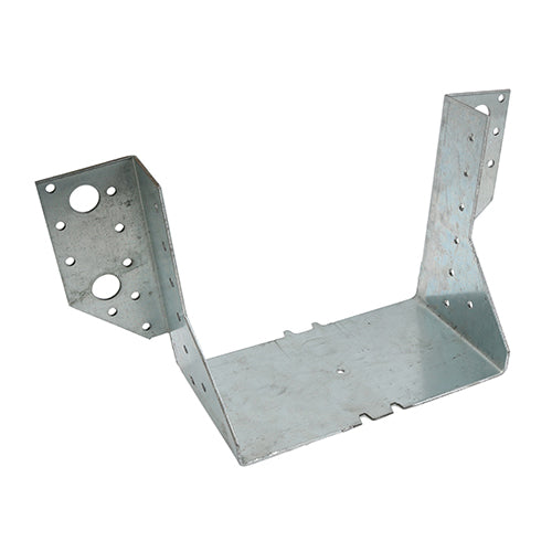 TIMcoâ€™s Multi-Functional Hangers are designed for applications where additional strength is required or where access to the top of the timber or steel is not available. Designed for use with different fixings to give greater flexibility and improved performance. Manufactured from pre-galvanised steel to give a high level of corrosion resistance. NOTE: Total length refers to the length of the hanger when laid flat. 