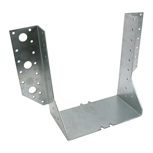 TIMcoâ€™s Multi-Functional Hangers are designed for applications where additional strength is required or where access to the top of the timber or steel is not available. Designed for use with different fixings to give greater flexibility and improved performance. Manufactured from pre-galvanised steel to give a high level of corrosion resistance. NOTE: Total length refers to the length of the hanger when laid flat. 