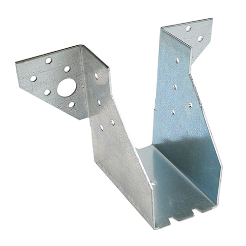 TIMcoâ€™s Multi-Functional Hangers are designed for applications where additional strength is required or where access to the top of the timber or steel is not available. Designed for use with different fixings to give greater flexibility and improved performance. Manufactured from Pre-Galvanised Steel to give a high level of corrosion resistance. NOTE: Overall length refers to the length of the hanger when laid flat. 