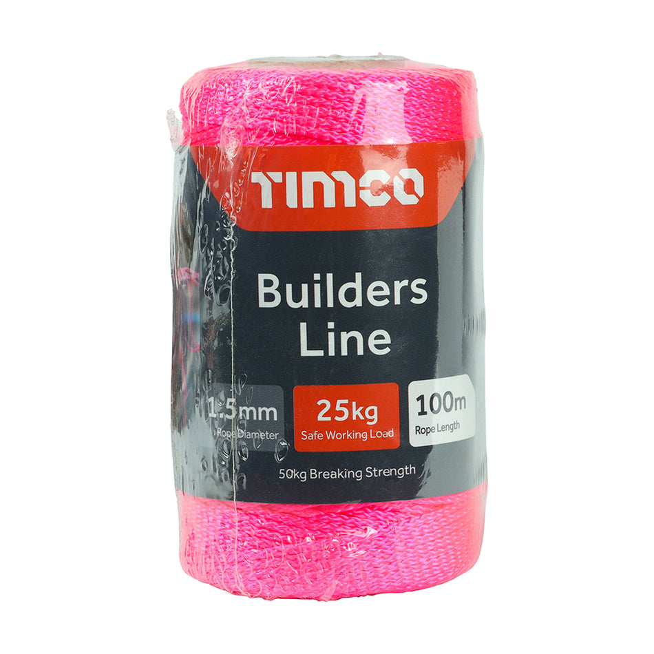 Ideal for staking sites prior to concreting, landscaping or bricklaying. Used as guidelines for building & landscaping. 