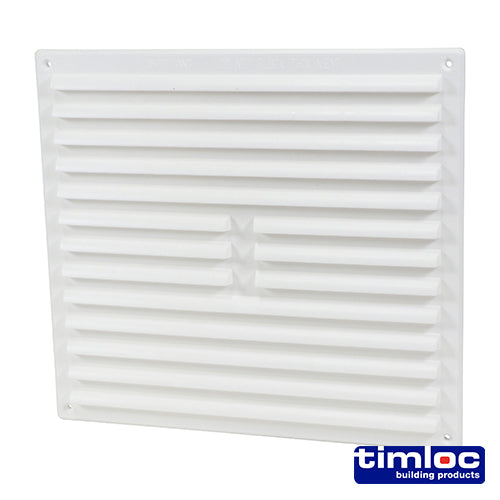 Internal white plastic louvre vents for sustaining airflow and reducing drafts. Please note: Flyscreen and Hit & Miss vents are not to be used for gas appliance ventilation.