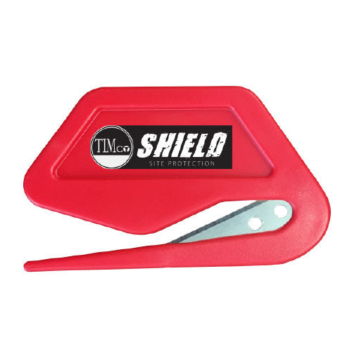 Helps cut plastic sheets easily and safely. 