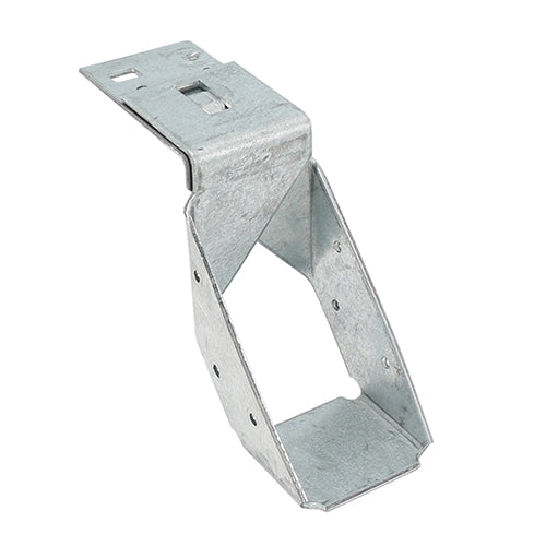 The TIMco Masonry Hanger range has been designed to support timber joists from a brick or block wall. Install by either building into the wall or for renovation work, rake out existing brickwork. Manufactured from pre-galvanised steel to give a high level of corrosion resistance. 