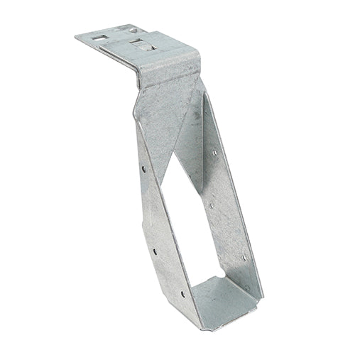 The TIMco Masonry Hanger range has been designed to support timber joists from a brick or block wall. Install by either building into the wall or for renovation work, rake out existing brickwork. Manufactured from pre-galvanised steel to give a high level of corrosion resistance. 