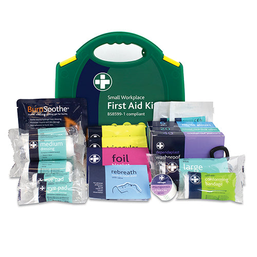 BS8599-1 is the first new standard for statutory First Aid Kits in the workplace since 1997. These kits reflect the changes in both workplace practice and risks, making them demonstrably more 'fit for purpose' in today's environment, when compared to the old HSE kits. Durable and stylish polypropylene case. Wall mountable with integrated bracket.