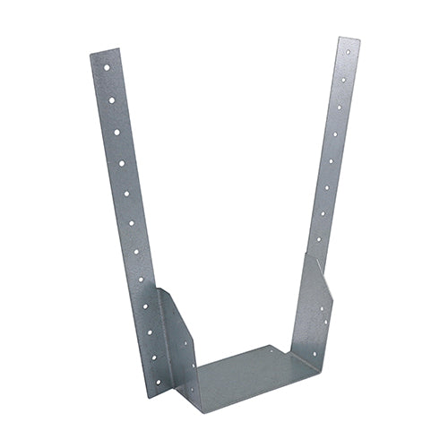 The TIMco Timber Hanger range has been designed as simple solution for various timber to timber connections such as joists and stairwell trimming. They have increased leg lengths so that all widths can take up to a 225mm deep joist. Manufactured from pre-galvanised steel to give a high level of corrosion resistance. 