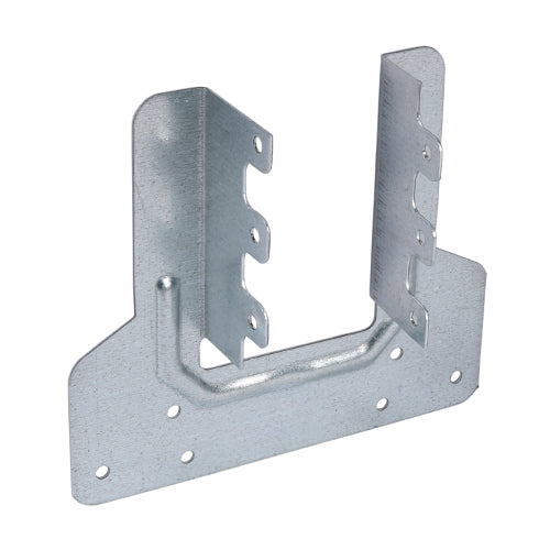 For fixing trusses, girders and rafters to a wall plate. Can also be used for general applications as a multi-purpose connector to provide restraint whenever two timber members cross. 