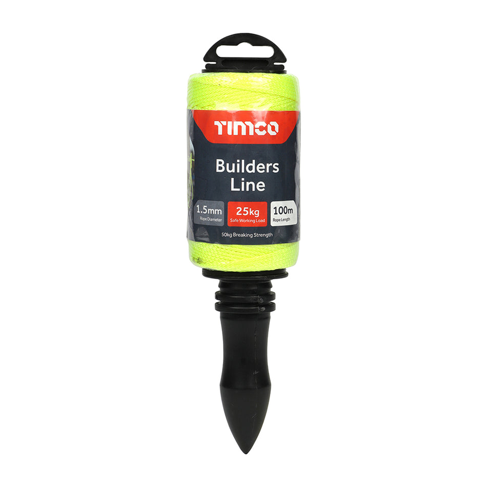 Ideal for staking sites prior to concreting, landscaping or bricklaying. Used as guidelines for building & landscaping. 