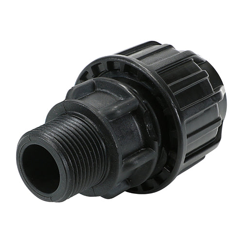 Used to connect MDPE pipe to a female BSP threaded fitting.