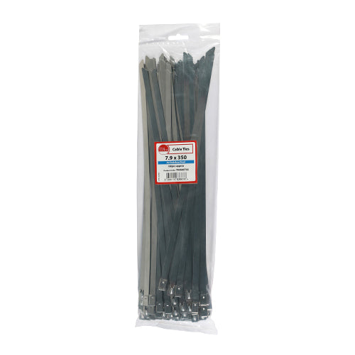 Stainless steel cable ties are designed for both internal and external applications, including corrosive conditions.Â High tensile strength with a high temperature resistance and conforming to BS 7671 standard's new 18th edition, which requires wiring systems to be supported by materials not likely to prematurely collapse in the event of a fire.