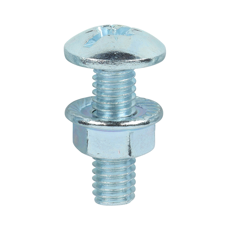 Specifically designed to provide a rapid and secure fixing when erecting cable trays. The fixed washer to flange nut prevents it from falling into the socket driver. 