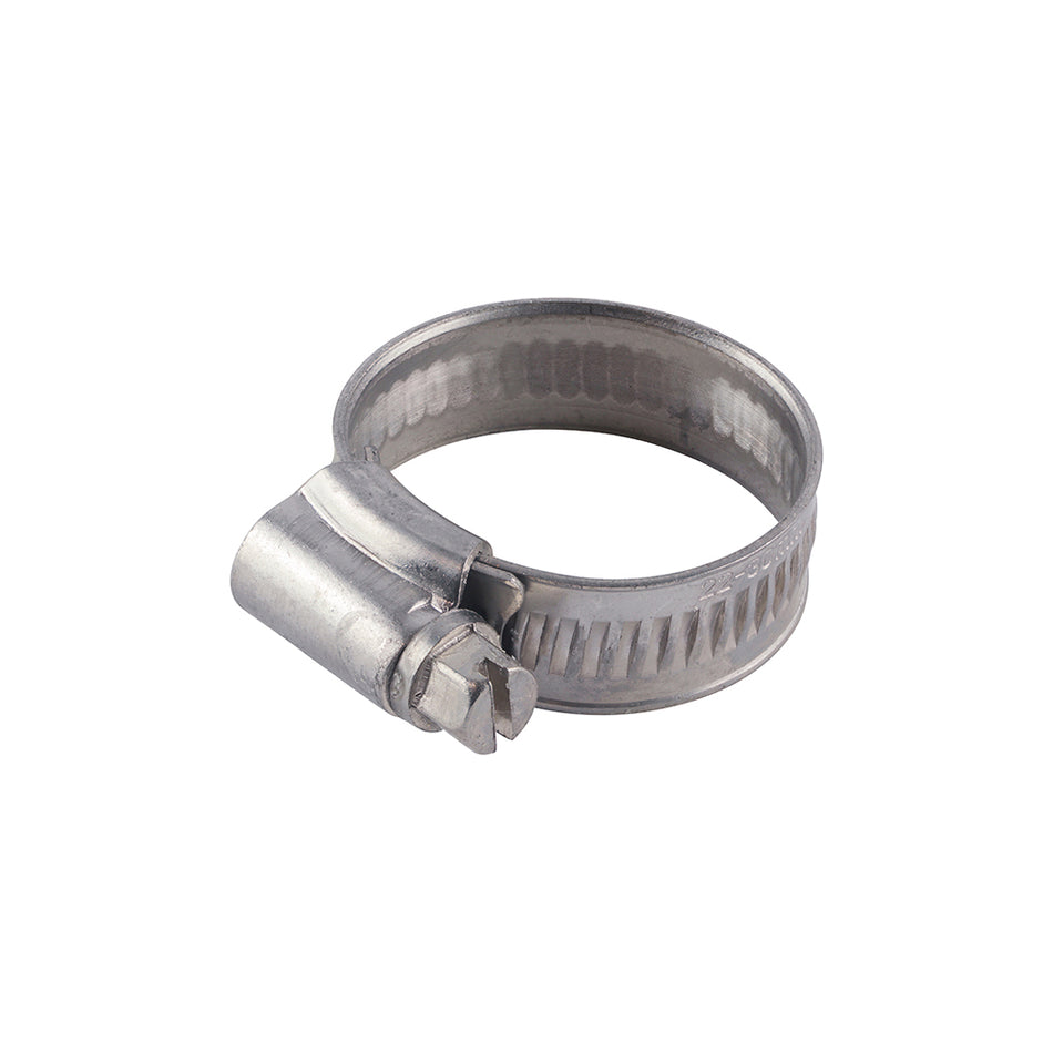 Worm drive hose clips with a 7mm hex. Manufactured from grade 304 stainless steel for improved resistance to corrosion.