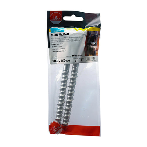 This stress free, non-expansion through fixing is the new solution for heavy duty anchoring into concrete, brick, stone, wood and concrete block replacing the need for traditional anchors such as throughbolts, shield, sleeve and drop-in anchors. 