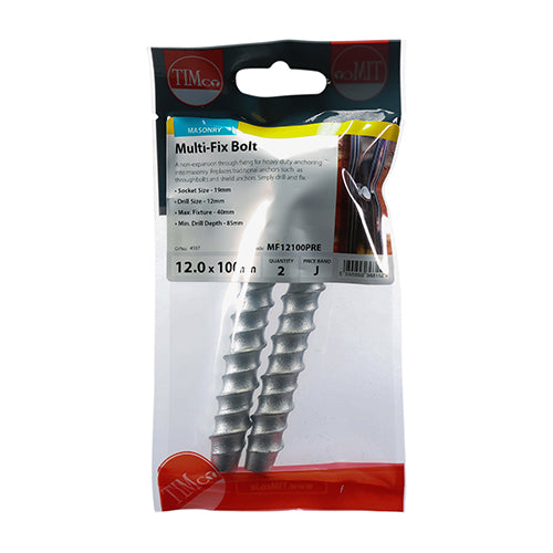 This stress free, non-expansion through fixing is the new solution for heavy duty anchoring into concrete, brick, stone, wood and concrete block replacing the need for traditional anchors such as throughbolts, shield, sleeve and drop-in anchors. 