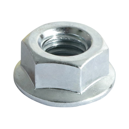 Designed to provide a larger clamping and locking force than a standard hex nut. 