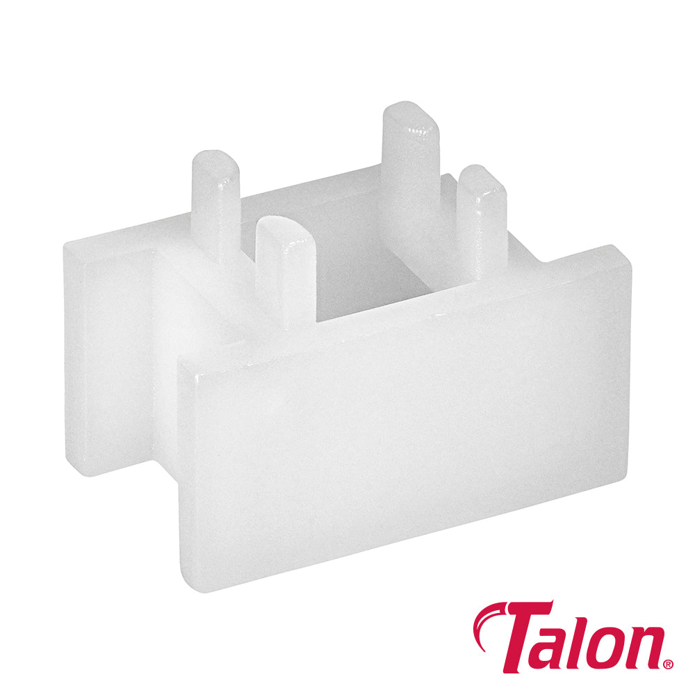 This universal spacer fits to the base of all Talon hinged clips, MDPE clips and snap-in open clips, adding 15mm clearance from the fixing surface.