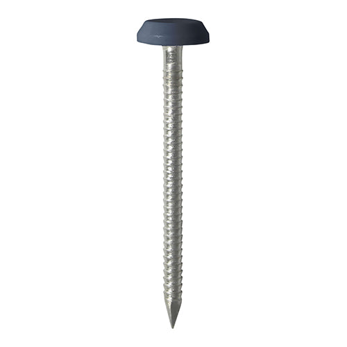 Impact and UV resistant A4 Stainless Steel polymer headed nails. Used for fixing soffits, fascias, roofline trims and where other aesthetic fixings are required. 