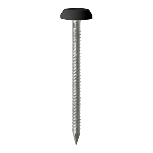 Impact and UV resistant A4 Stainless Steel polymer headed nails, used for fixing soffits, fascias, roofline trims and where other aesthetic fixings are required.