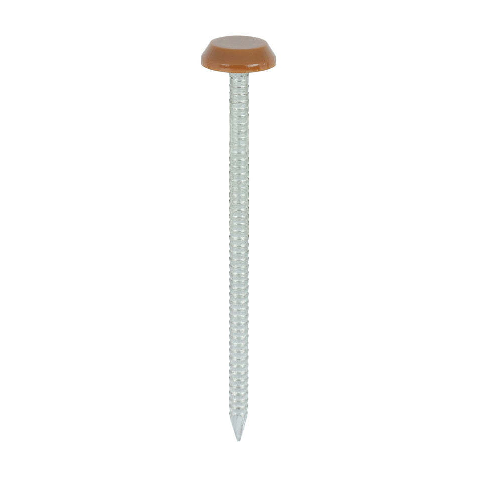 Impact and UV resistant A4 Stainless Steel polymer headed nails. Used for fixing soffits, fascias, roofline trims and where other aesthetic fixings are required. 