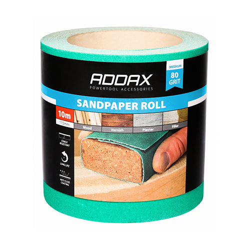 Manufactured using premium 225g backing paper, allowing for hard wearing and flexible sanding performance. The premium quality aluminium oxide grit allows for excellent material removal. Ideal for hand and powertool sanding.