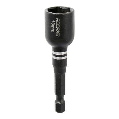 These professional grade impact nut drivers are designed to withstand the toughest fastening applications. The powerful magnet allows for a secure grip and unyielding bit engagement. Ideal for use on hex head screws when installed with an impact driver. 